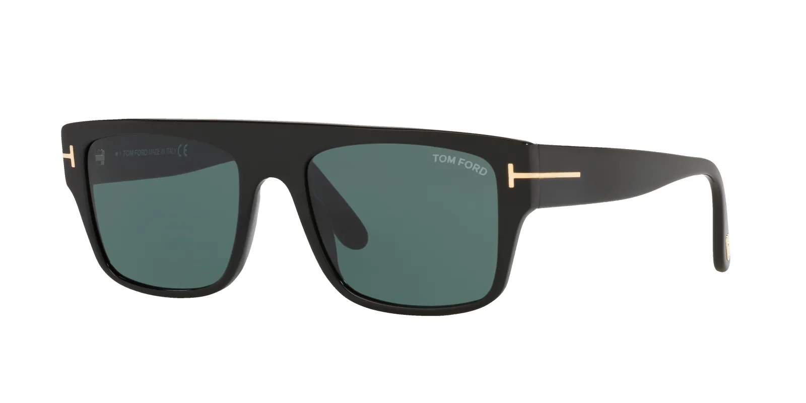 TOM FORD Man Sunglasses FT0907 - Frame color: Black Shiny, Lens color: Blue sold by Sunglass Hut