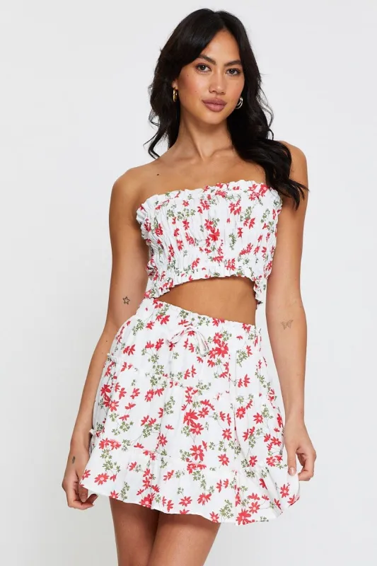 Print Skater Skirt sold by Ally Fashion