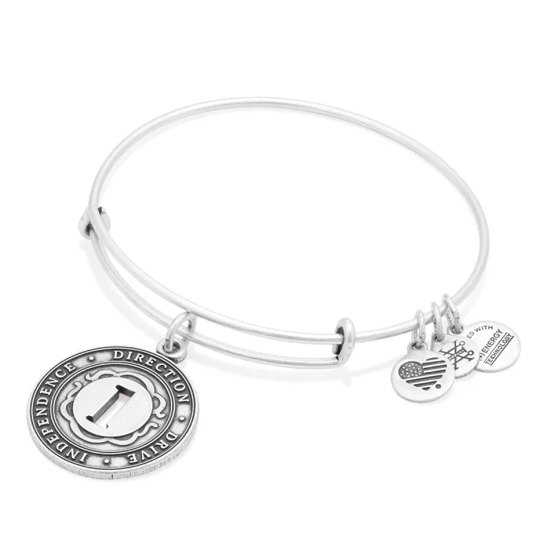 Number 1 Charm Bangle Bracelet sold by Alex and Ani