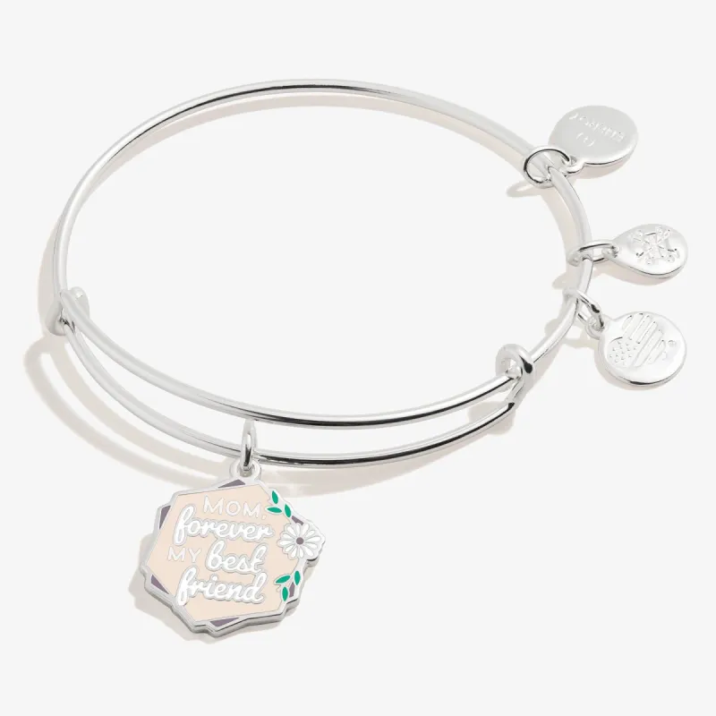 'Mom, Forever My Best Friend' Charm Bangle Bracelet sold by Alex and Ani
