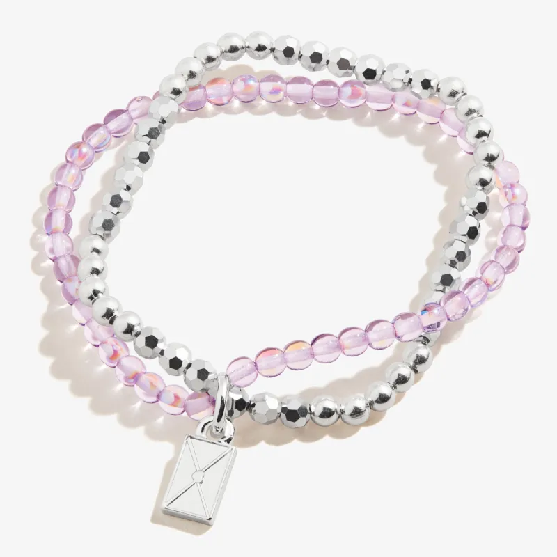 Love Letter Stretch Charm Bracelet sold by Alex and Ani