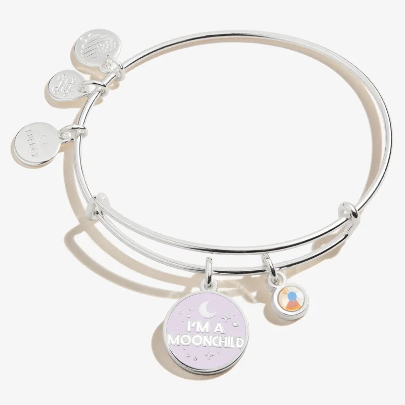 I'm a Moonchild' Duo Charm Bangle sold by Alex and Ani