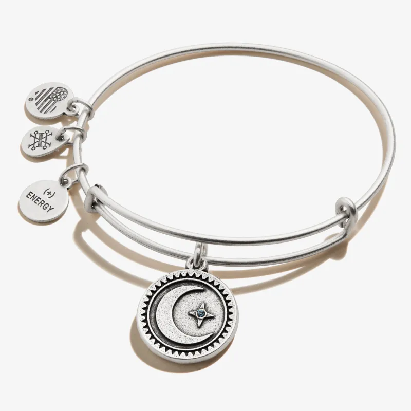 Crescent Moon Charm Bangle sold by Alex and Ani