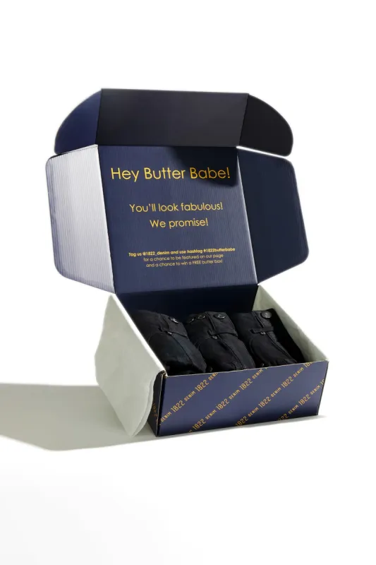 Classic Butter Box - Black Skinny Classics sold by 1822 Denim