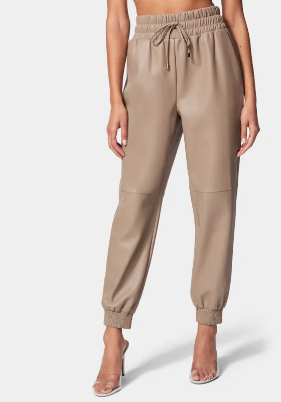 Vegan Leather Jogger sold by Bebe