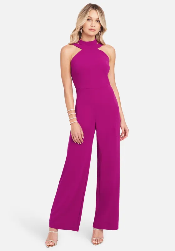 Wide Leg Halter Jumpsuit sold by Bebe