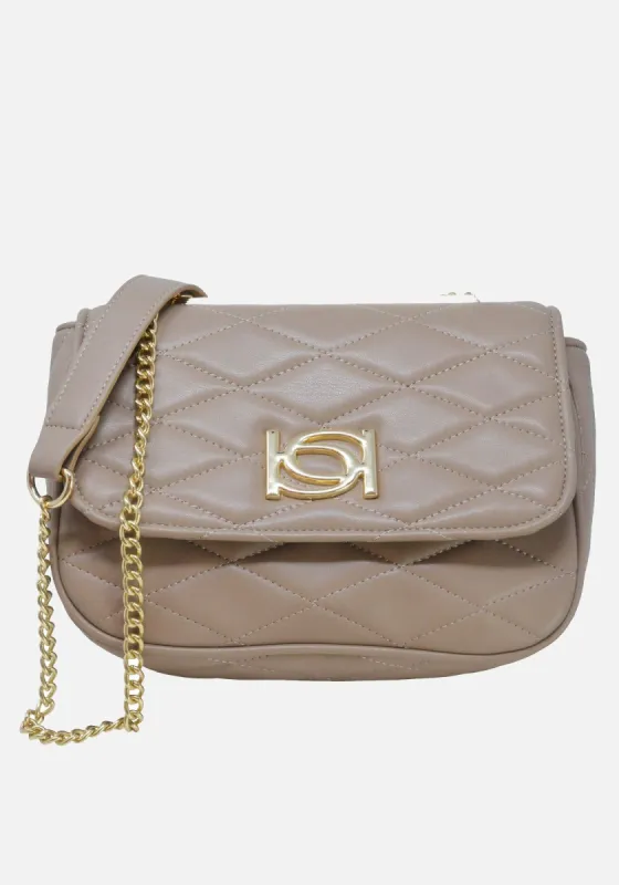 Abigail Smooth Flap Shoulder Bag sold by Bebe