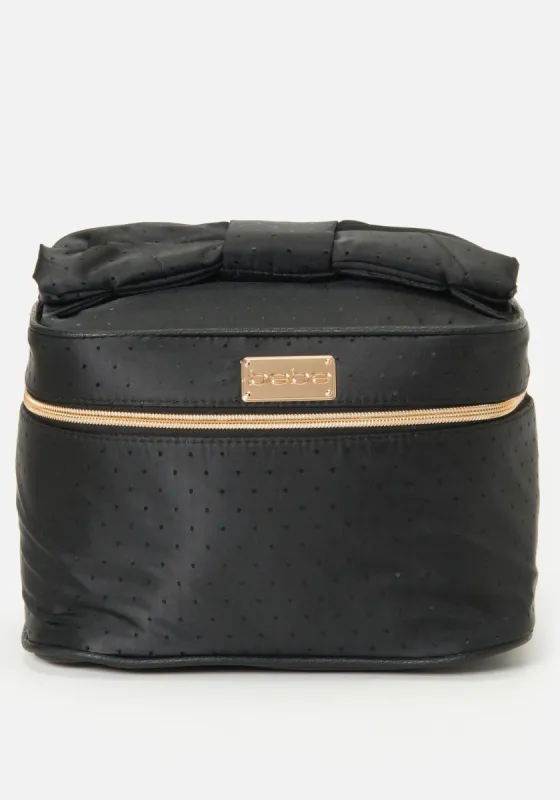 Black Bow Cosmetic Bag sold by Bebe