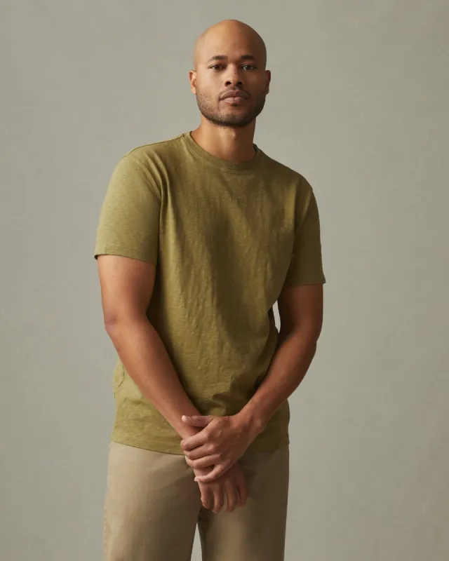 Premium Slub Crew Tee - Sepia sold by American Giant