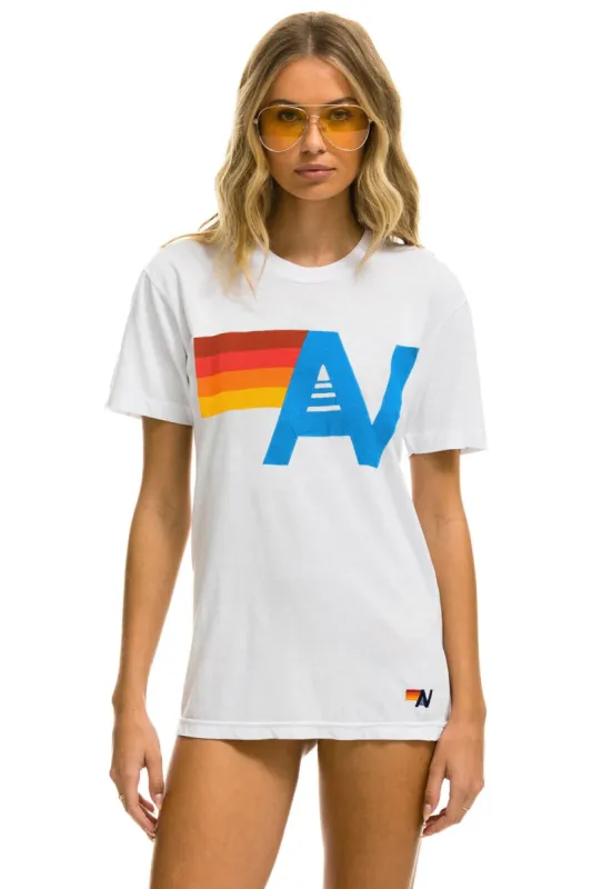 LOGO TEE - WHITE sold by Aviator Nation