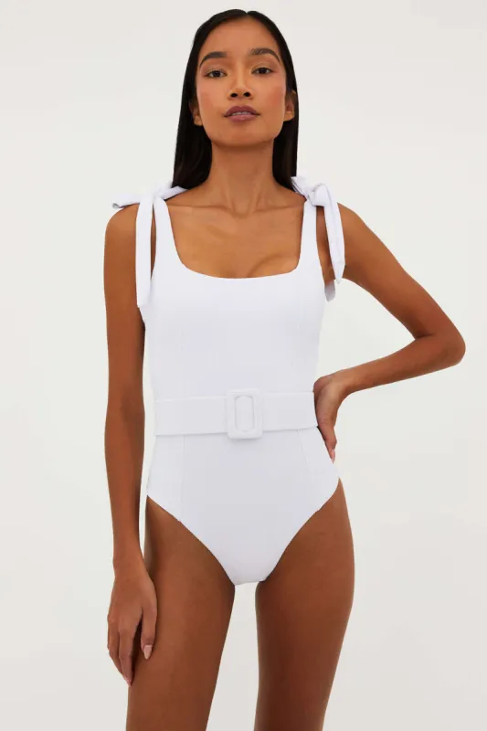 Sydney One Piece White sold by Beach Riot