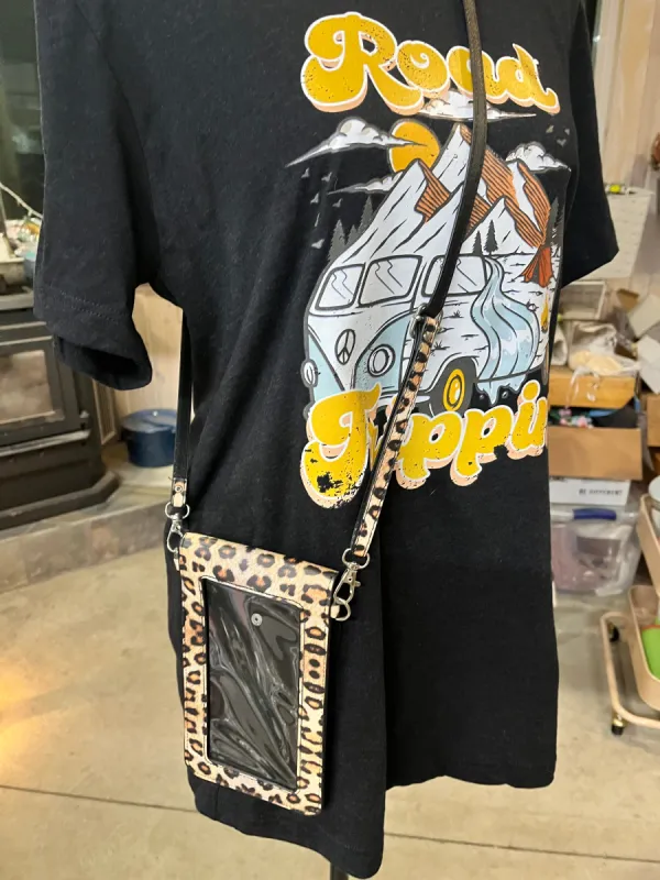 READY TO SHIP | See Through Phone Case With Shoulder Strap sold by Back2Basics