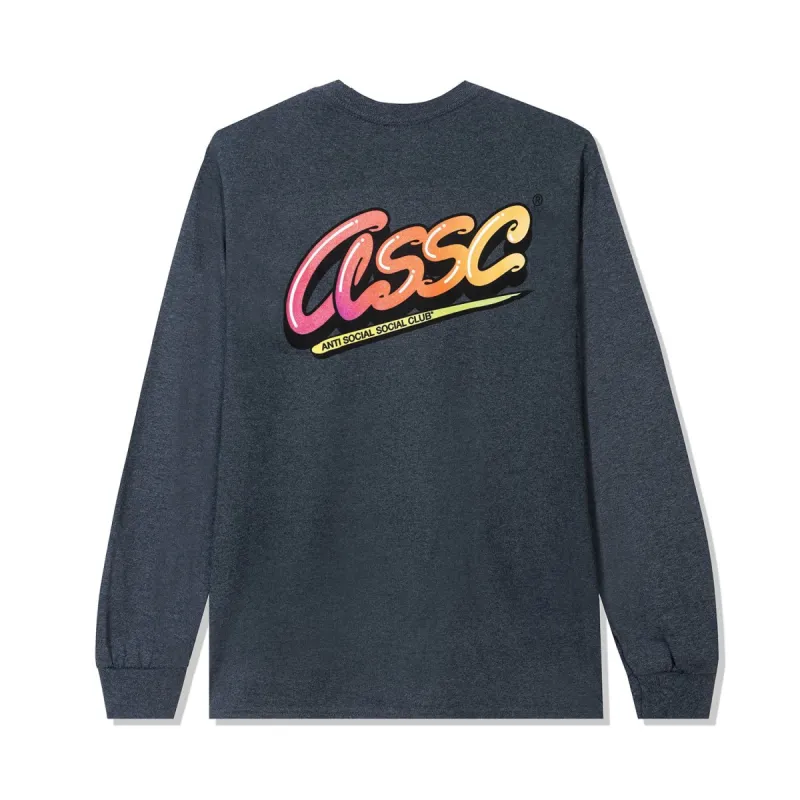 But Wait Dark Heather Long Sleeve Tee sold by Anti Social Social Club