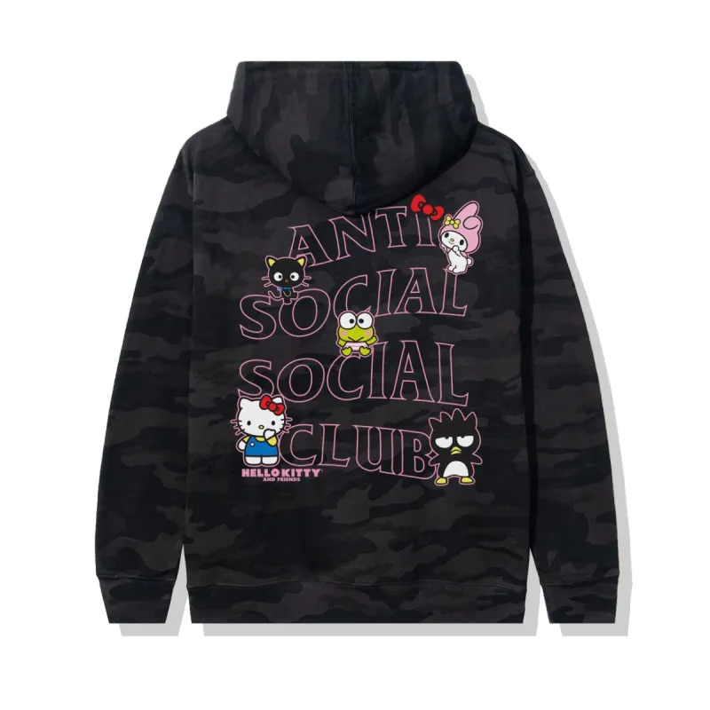 Hello Kitty and Friends x ASSC Black Camo Hoodie sold by Anti Social Social Club