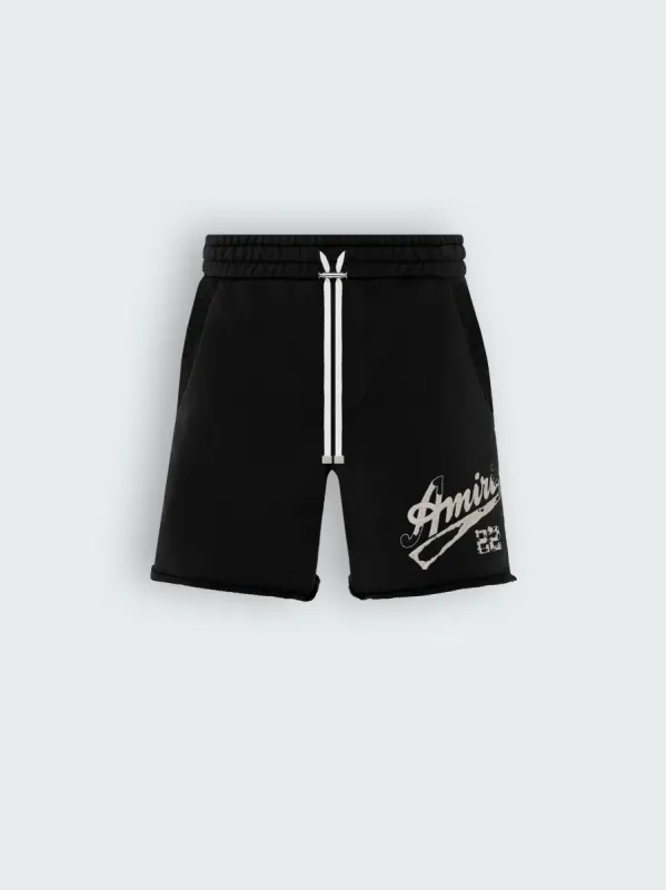 【国内正規】AMIRI 22 Knit Shorts S アミリ Amiri 22 Spray Cashmere Short in Grey | FWRD