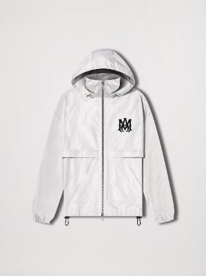 LIGHTWEIGHT NYLON ANORAK - WHITE sold by AMIRI