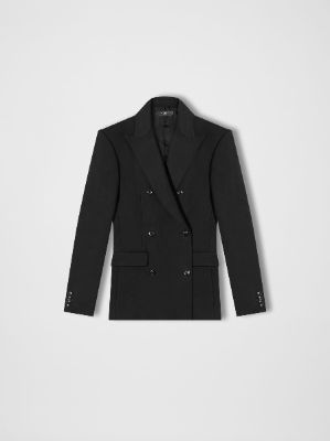WOMEN - DOUBLE BREASTED BLAZER - BLACK sold by AMIRI