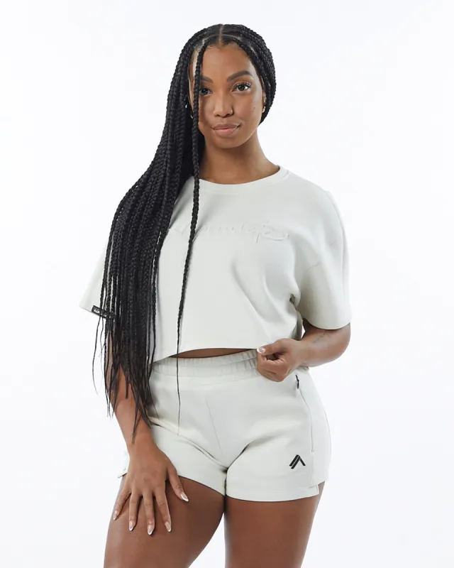 ELMTS Half Sleeve Pullover - Cream sold by Alphalete