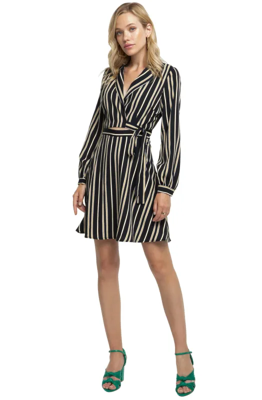 Cut Out Wrap Dress sold by Astr
