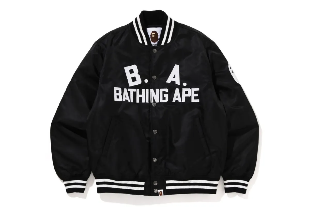 B.A. NYLON VARSITY JACKET sold by Bape