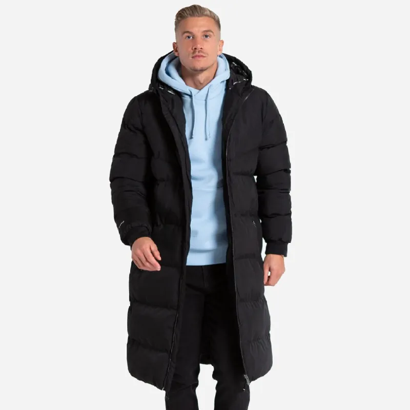 Signature Longline Jacket - Black sold by be inspired