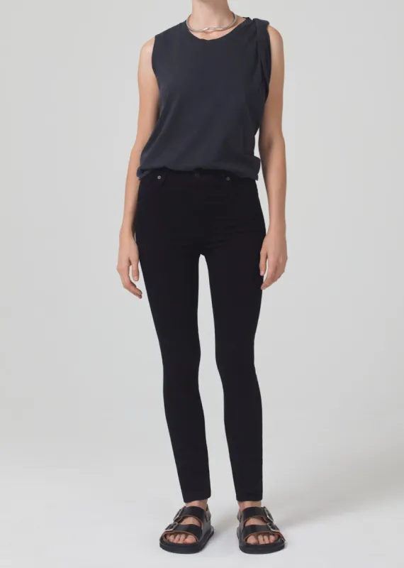 Chrissy High Rise Skinny in Plush Black sold by Citizens Of Humanity