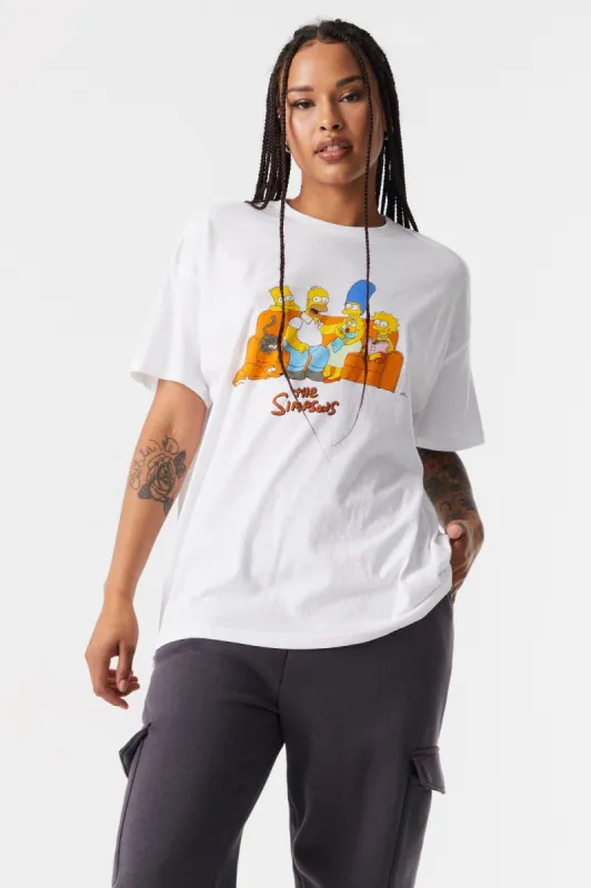 Simpsons Graphic Boyfriend T-Shirt sold by Charlotte Russe
