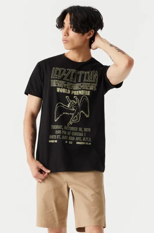 Led Zeppelin World Tour Graphic T-Shirt sold by Charlotte Russe