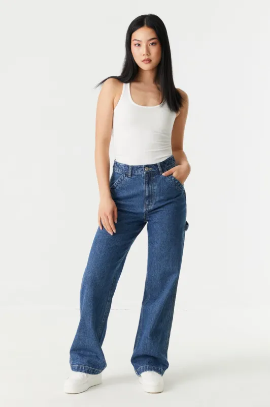Refuge Ultra High-Rise Dark Wash Skater Jean sold by Charlotte Russe