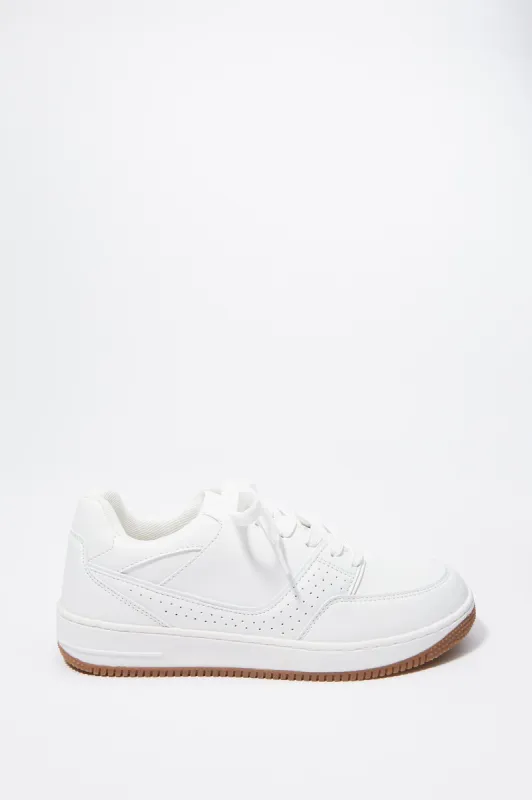 Low Top Lace-Up Sneaker sold by Charlotte Russe