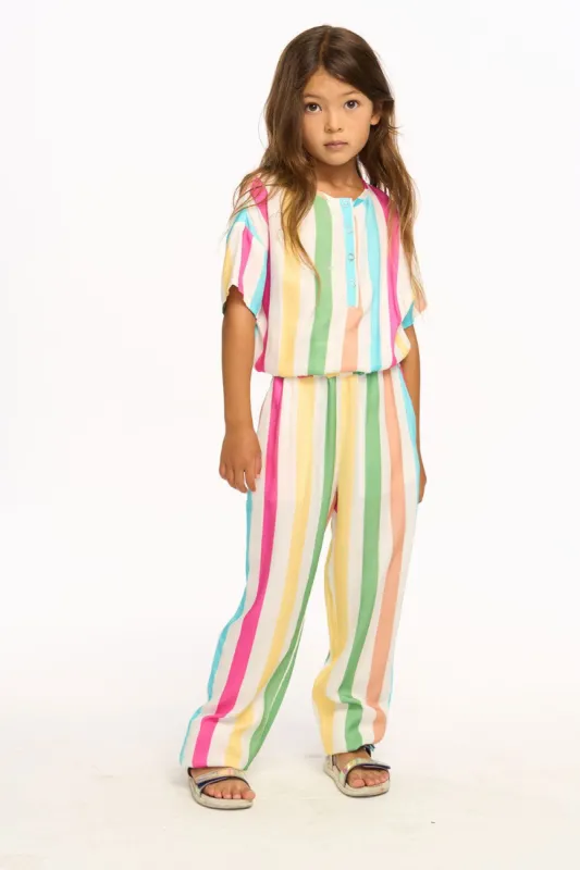 Multi Color Stripe Jumpsuit sold by Chaser
