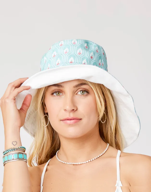 Reversible Bucket Hat: Cinema/Cloud - FINAL SALE sold by Carve Designs