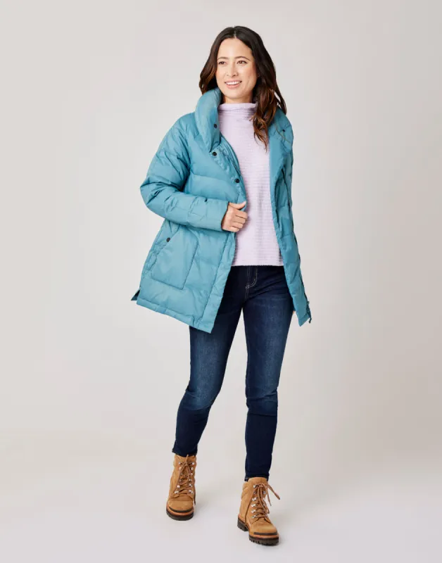 Minxy Down Jacket: Hydro - FINAL SALE sold by Carve Designs