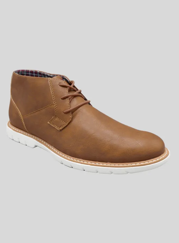 Kirk Vegan Leather Casual Chukka Boot - Tan sold by Ben Sherman