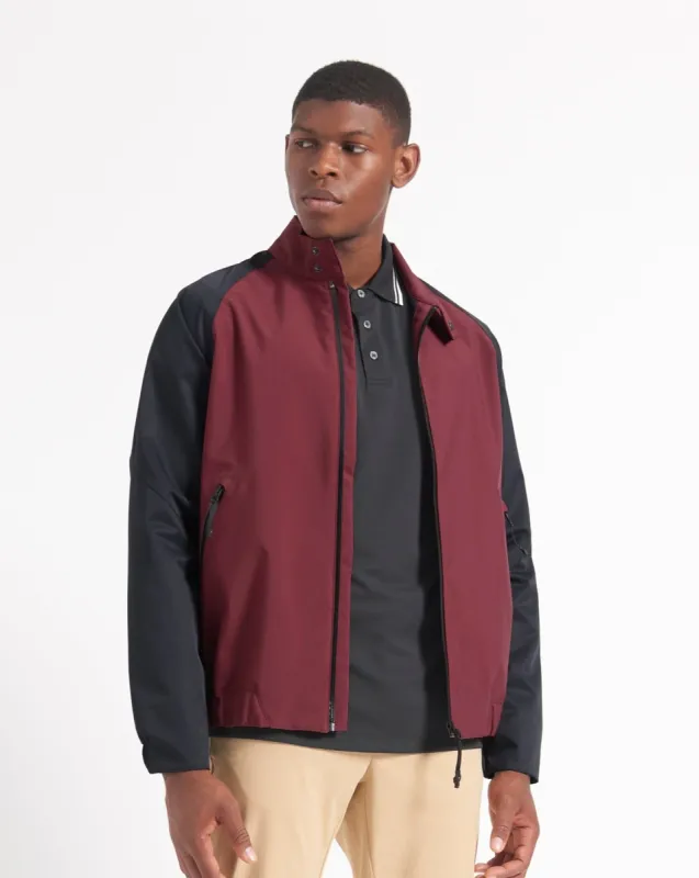 Waterproof Harrington Jacket - Burgundy sold by Ben Sherman