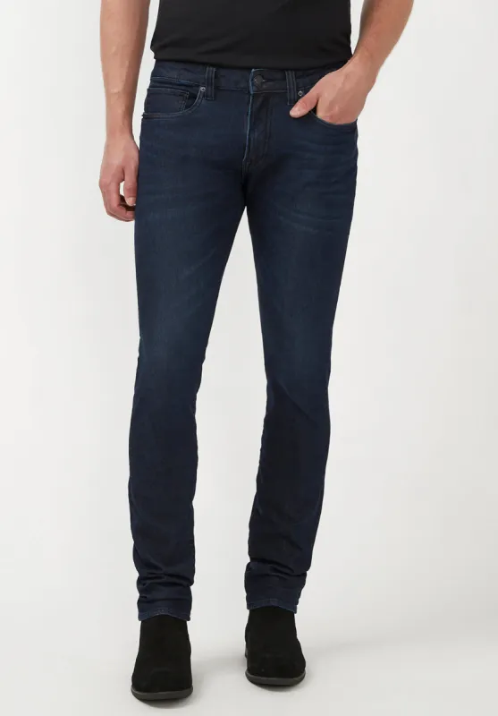 Skinny Max Men's Jeans in Sanded and Faded Dark Blue - BM22589 sold by Buffalo David Bitton