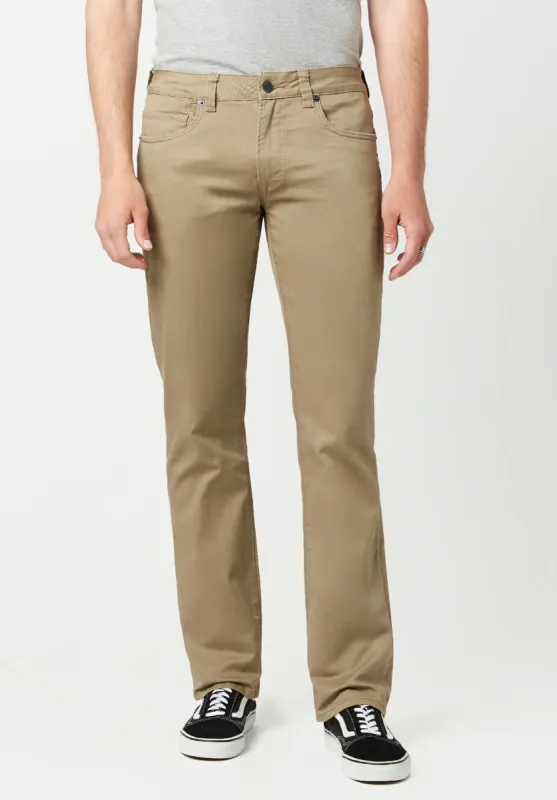 Straight Six Men's Twill Pants in Tan - BM16083 sold by Buffalo David Bitton