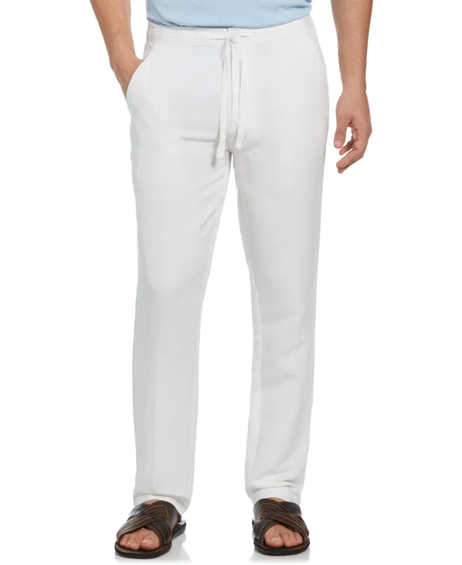 Linen-Blend Core Drawstring Pants sold by Cubavera