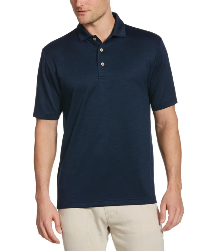 Heather Twill Polo sold by Cubavera