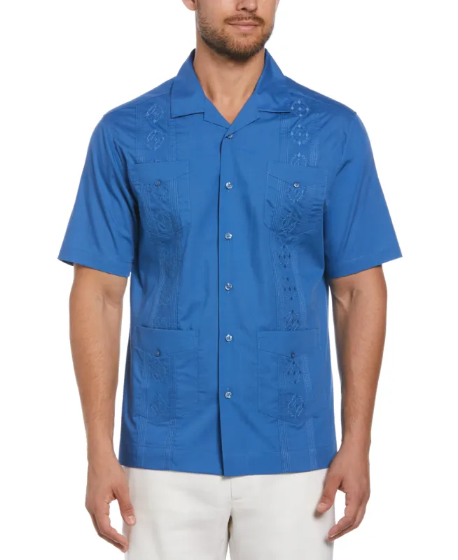 Big & Tall Authentic Embroidered Guayabera Shirt sold by Cubavera