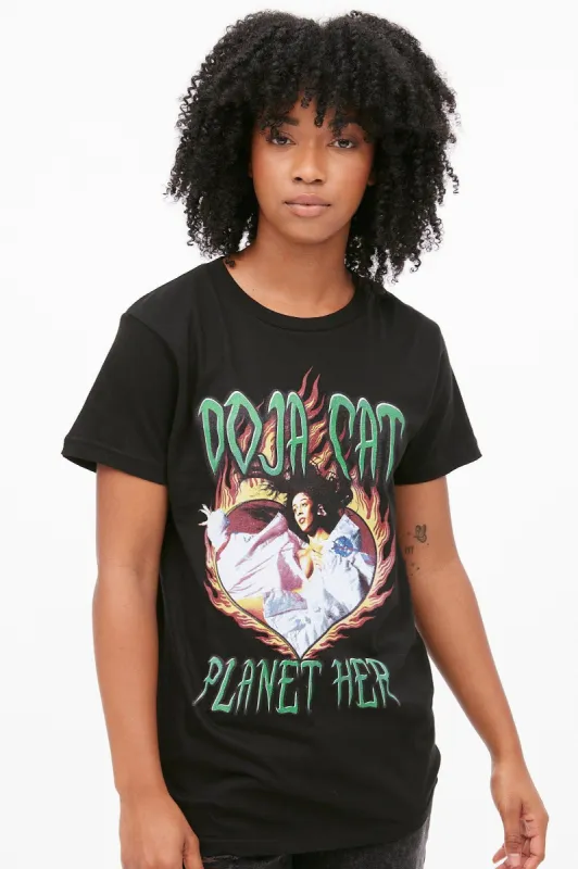 Doja Cat Planet Her Graphic Boyfriend Tee sold by Bluenotes