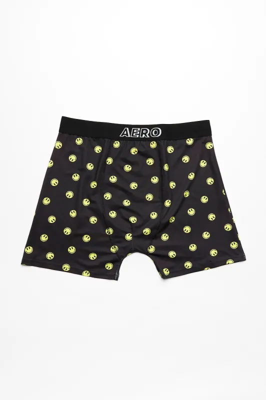 AERO Smiley Face Printed Boxer Briefs sold by Bluenotes