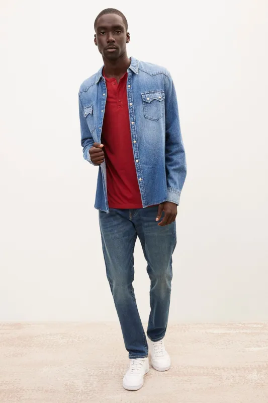 411 Athletic Taper Jean sold by Bluenotes