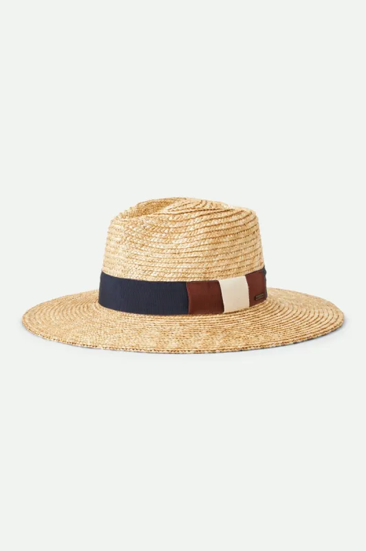 Joanna Hat - Honey/Mixed sold by Brixton
