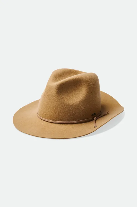 Duke Cowboy Hat - Timber Wolf sold by Brixton