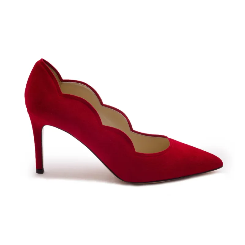 Adima Women's Pump  - Red Suede sold by Bruno Magli