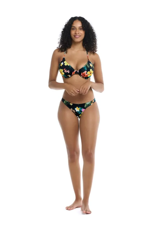 Tropical Island Bikini Bottom - Black sold by Body Glove