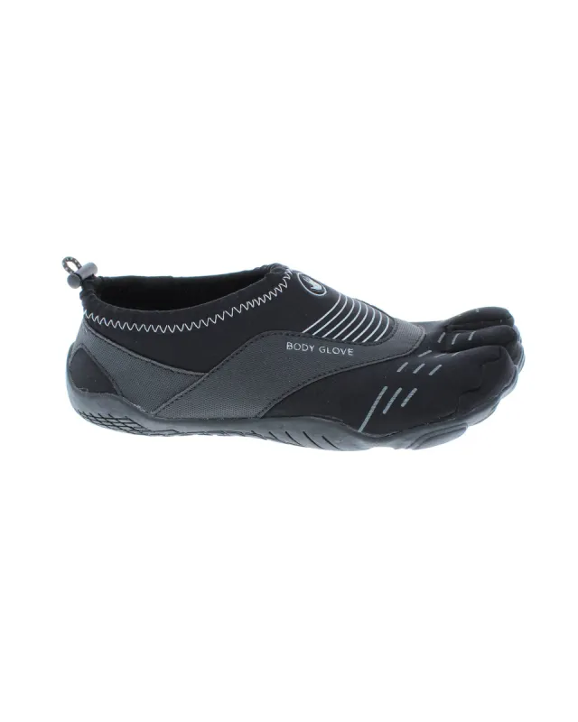 Men's 3T Barefoot Cinch Water Shoes - Black/Black sold by Body Glove