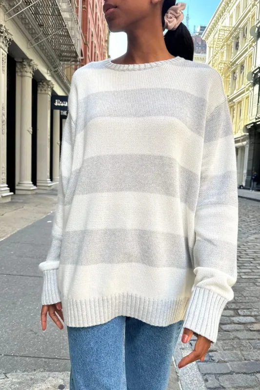 Brianna Cotton Thick Stripe Sweater sold by Brandy Melville