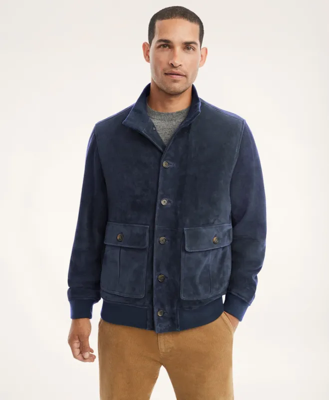 Suede Bomber Jacket sold by Brooks Brothers